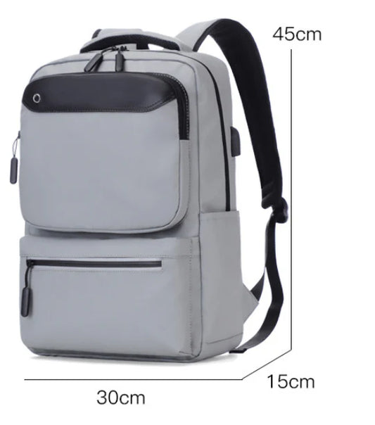Premium waterproof outdoor backpack for men with laptop compartment, multiple pockets, and breathable design