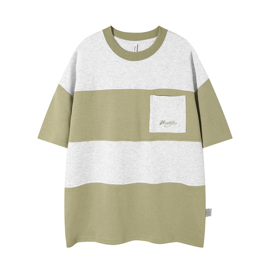 Matcha Green Japanese-inspired retro tops for men, featuring a loose, comfortable fit and a stylish, coordinated look for couples