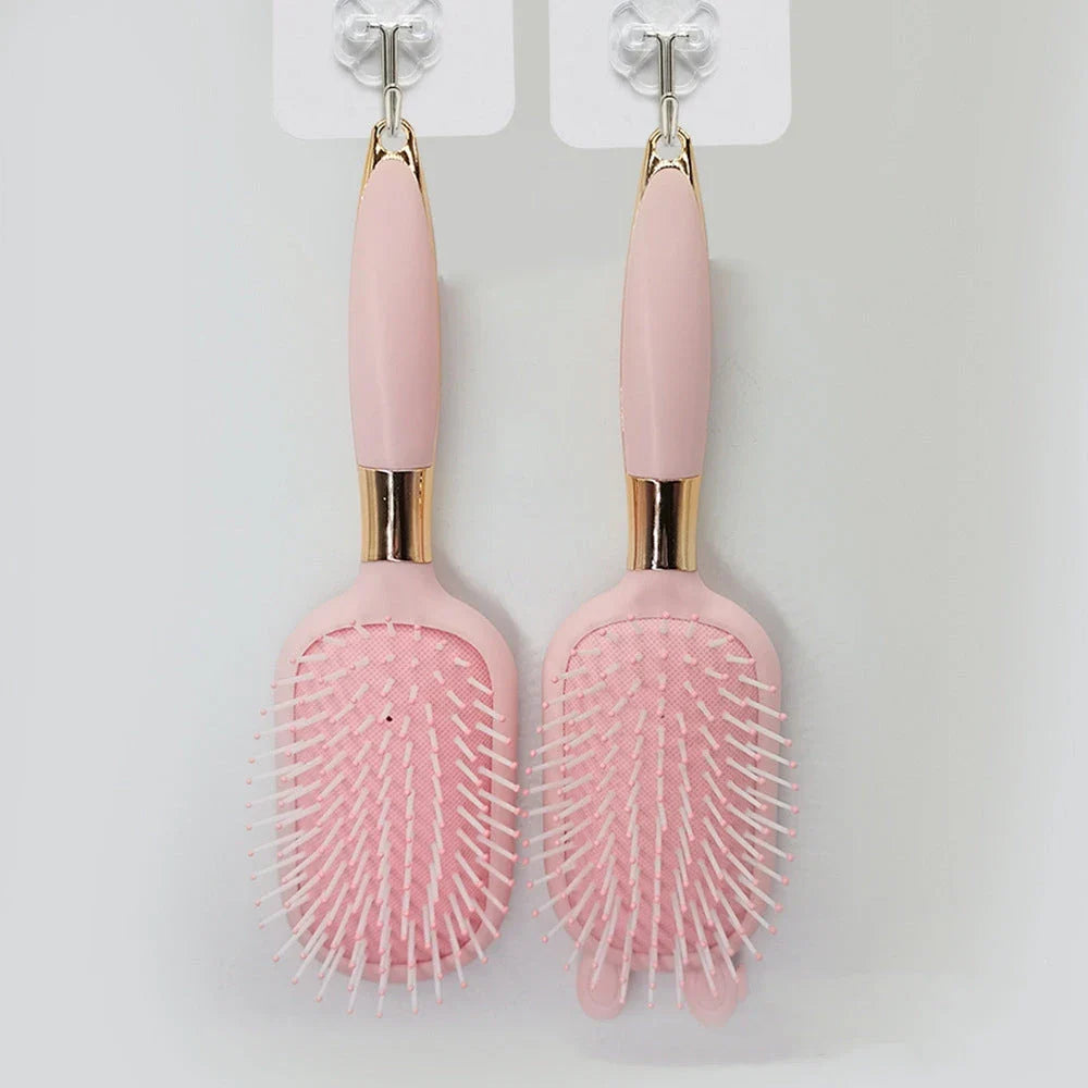 Professional Beauty Hair Brush with round-ended nylon pins for gentle scalp massage and healthy hair