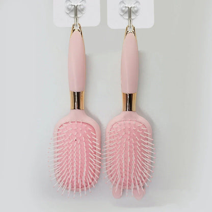 Professional Beauty Hair Brush with round-ended nylon pins for gentle scalp massage and healthy hair