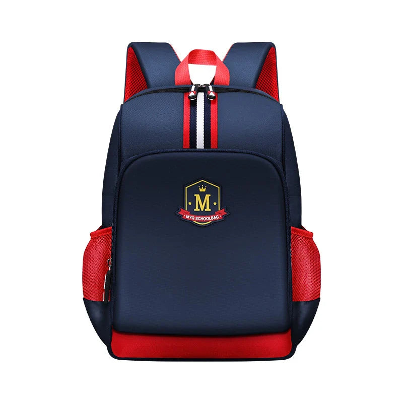 Durable and breathable children's backpack with Oxford cloth construction, spacious 20-35L capacity, and innovative load-reducing technology
