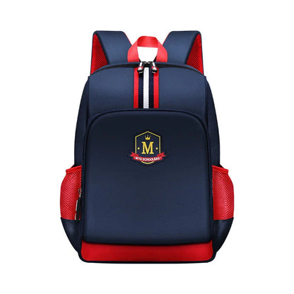 Durable and breathable children's backpack with Oxford cloth construction, spacious 20-35L capacity, and innovative load-reducing technology