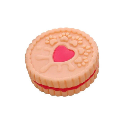 Premium Cookie-Shaped Pet Toy for Dogs in various vibrant colours