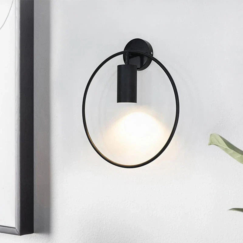 Elegant Nordic-style bedside LED wall lamp with warm, cozy lighting and a modern, minimalist design