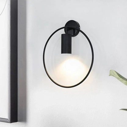 Elegant Nordic-style bedside LED wall lamp with warm, cozy lighting and a modern, minimalist design