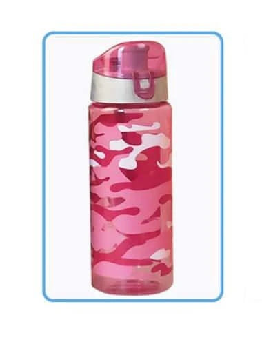 Stylish camouflage-patterned water bottle with 600ml capacity for outdoor adventures in the UK