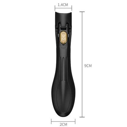 Premium stainless steel anti-splash nail clippers with ergonomic handle for effortless, mess-free nail grooming
