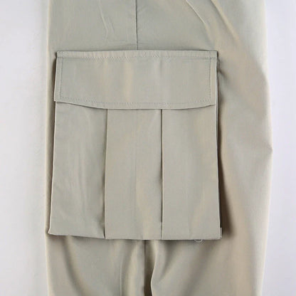 Personalised side pocket cargo trousers in grey, featuring a relaxed fit and practical pockets for everyday use.