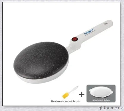Premium Spherical Crepe Maker with Non-Stick Coating for Effortless Crepe-Making
