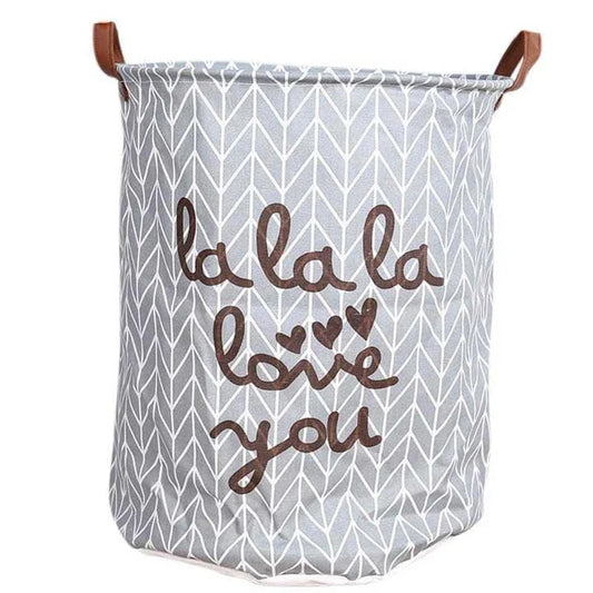 Premium foldable canvas laundry hamper with compact, space-saving design