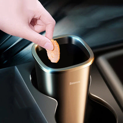 Premium Car Bin Organiser with Pressing Lid for Convenient Waste Disposal in Vehicle
