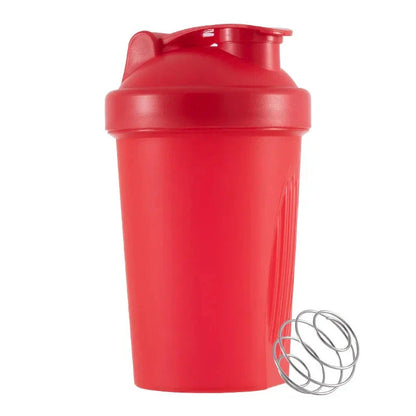 Premium protein shaker bottle with stainless steel whisk ball, BPA-free plastic, and leak-proof design for on-the-go fitness enthusiasts in the UK.