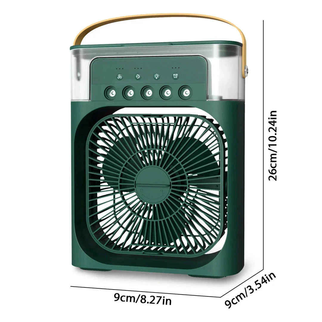 3-in-1 Portable Air Cooler with Fan, Air Conditioner, Humidifier, and LED Mood Lighting