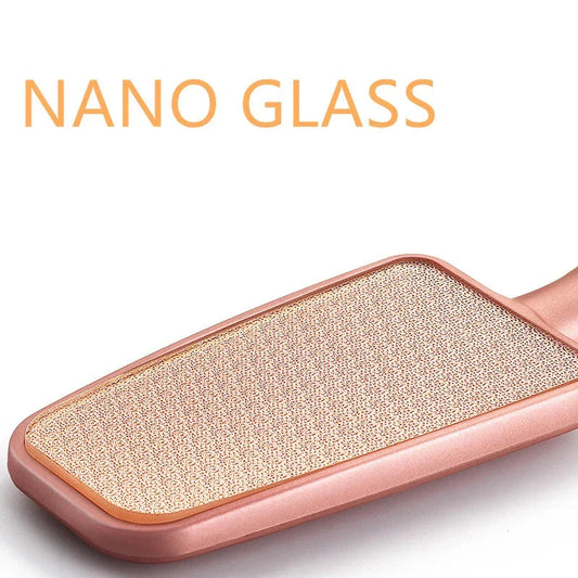 Premium nano glass foot file effectively removes calluses and dead skin for beautifully smooth, soft feet