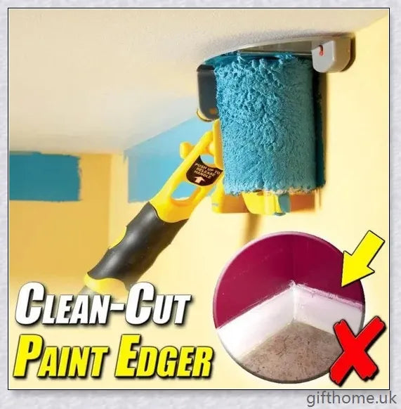 Premium Clean Cut Paint Edger Roller with a smooth shield, precision brush, and high-quality roller for effortless, professional-grade paint edges