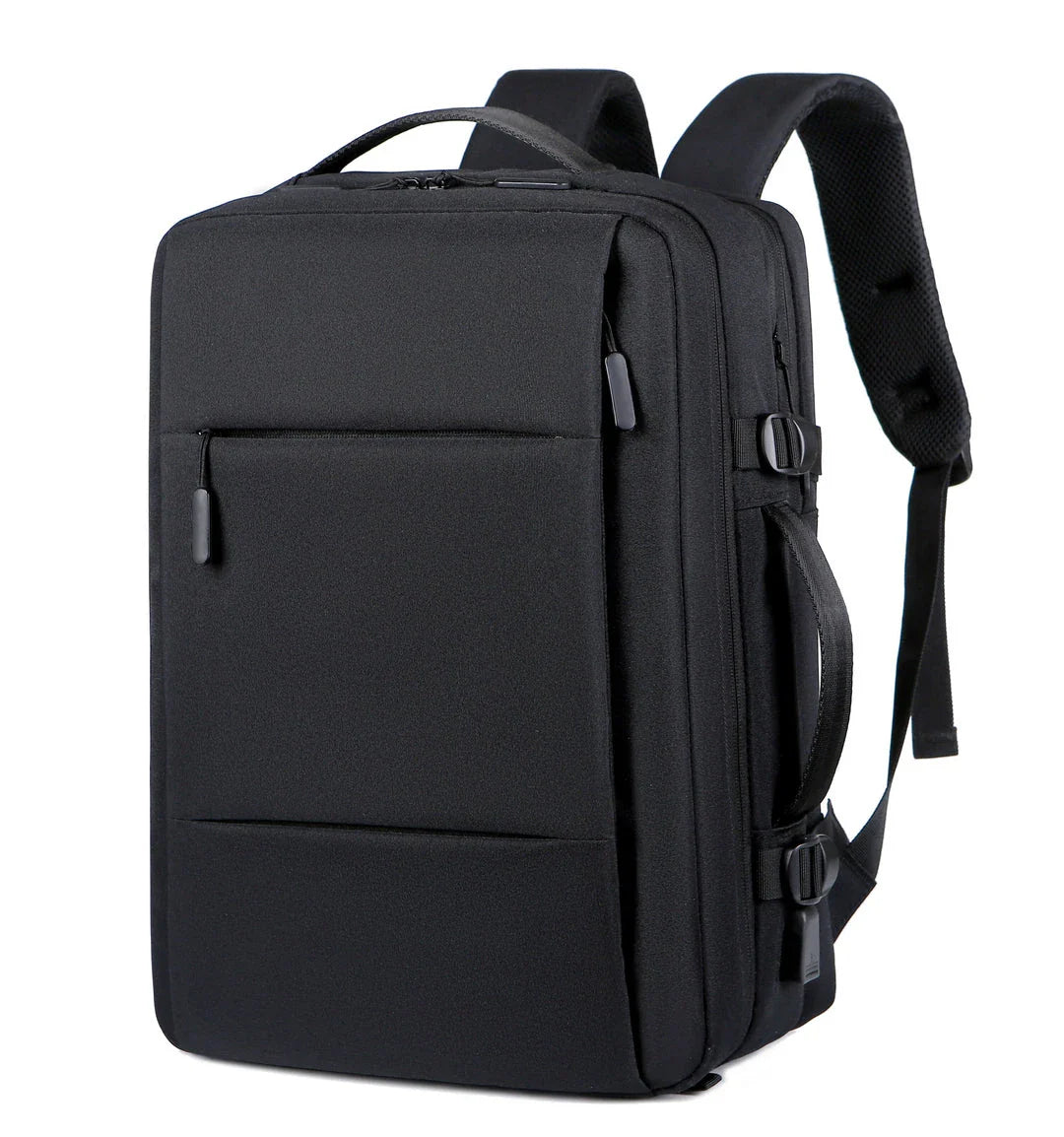 Premium Expandable Travel Backpack with USB Charging Port and Waterproof Oxford Fabric