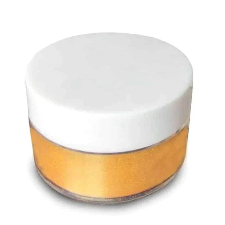 Premium sugar-based edible glitter in gold and silver colours, perfect for decorating cakes, cocktails, and savoury dishes