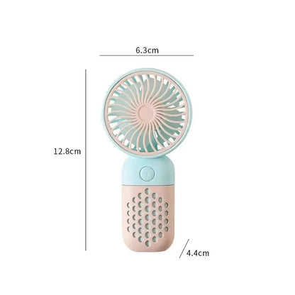 Compact USB Mini Handheld Fan - Sleek, Quiet, and Portable Design for Refreshing Cooling Anywhere