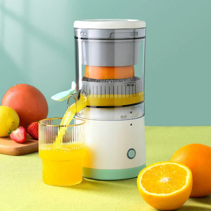 Premium USB-powered portable citrus juicer for making fresh, healthy juices on the go