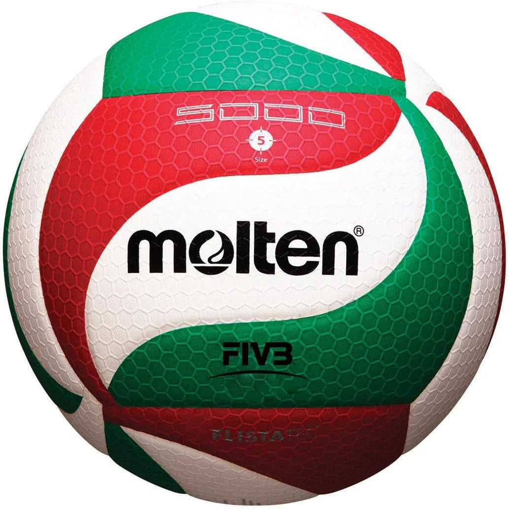 Premium official size 5 competition volleyball with FLISTATEC technology for enhanced aerodynamics and control