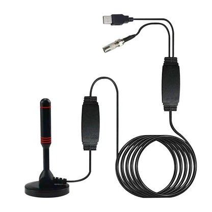 Premium high-definition digital TV antenna with compact, indoor design for Freeview HD reception