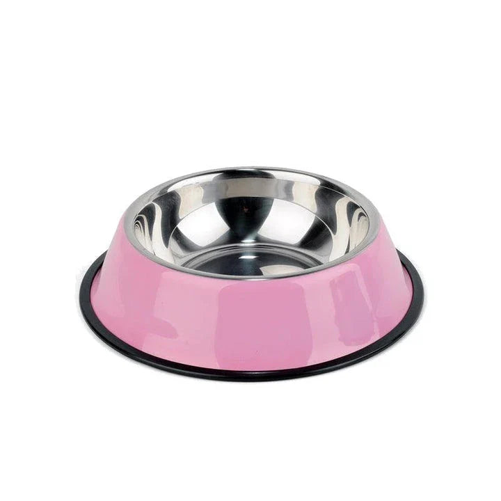 Premium stainless steel pet feeding bowl in sleek, contemporary design for dogs and cats