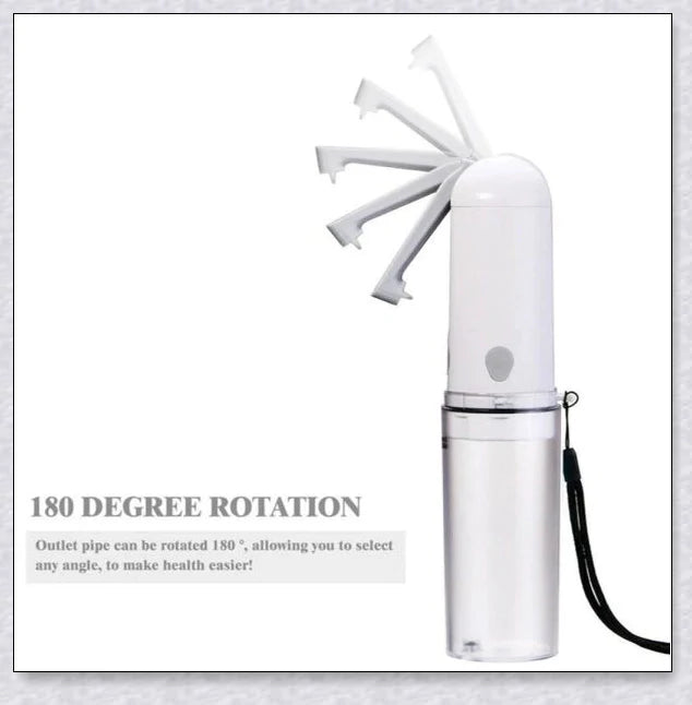 Premium portable handheld bidet spray with adjustable nozzle and water pressure for a refreshing, hygienic clean on the go.