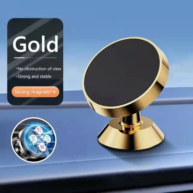 Premium Magnetic Car Phone Holder: Secure and stylish smartphone mount for UK vehicles