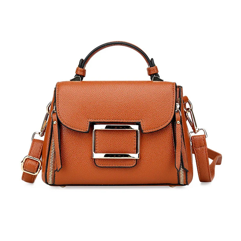 Premium oil-waxed leather shoulder bag in various colours, featuring a spacious interior and adjustable strap for versatile, stylish commuting.