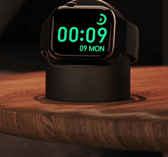 Always On Display Alarm Mood Smart Watch with silicone strap, sleek design, and advanced features for health, fitness, and mood tracking