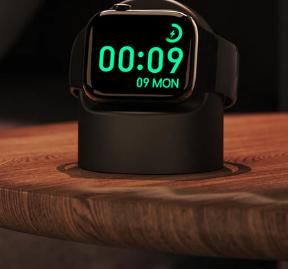 Always On Display Alarm Mood Smart Watch with silicone strap, sleek design, and advanced features for health, fitness, and mood tracking