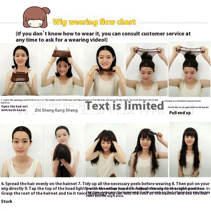 Premium high-temperature synthetic long straight hair cover in various colours