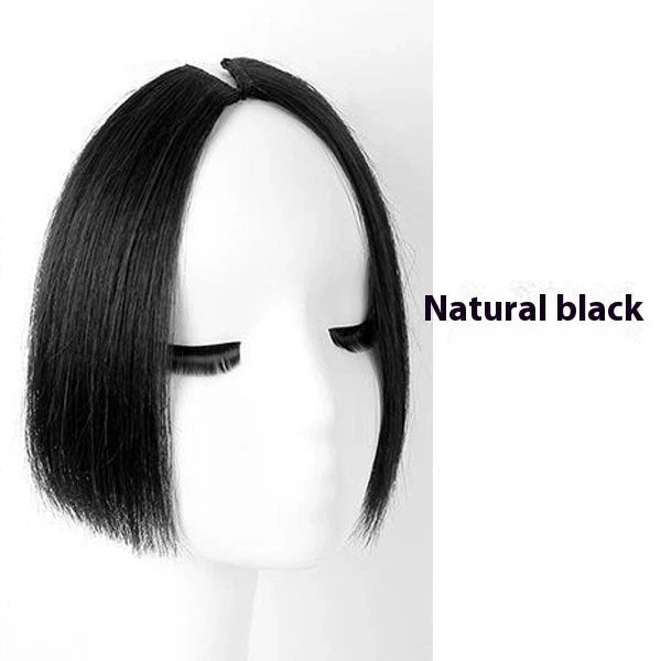 Stylish Princess Cut Wig with Bangs in various colours, including Brown Black, Natural Black, Dark Brown, and Light Brown.
