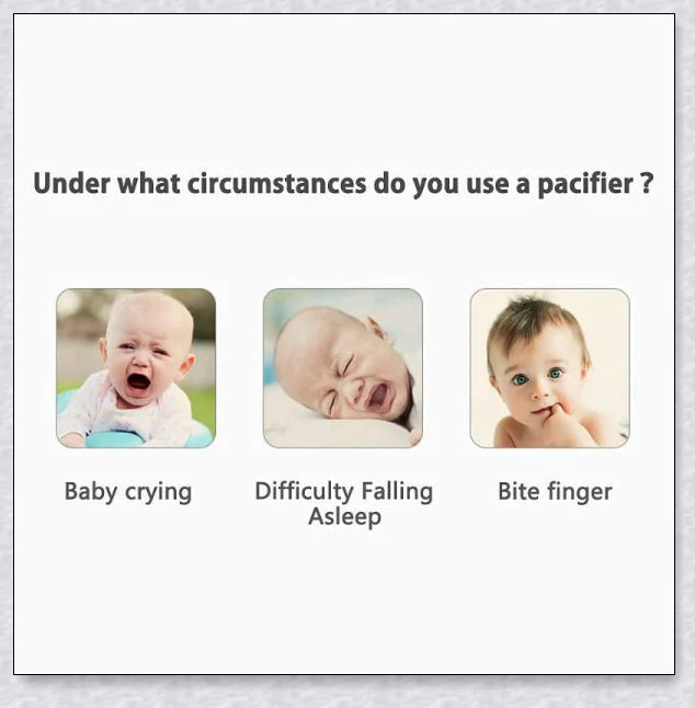 Adorable mustache-themed pacifier made with safe, premium materials for newborns in the UK