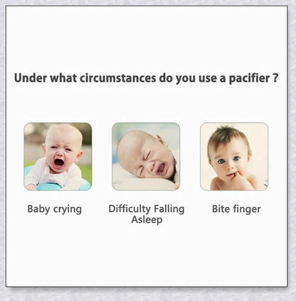 Adorable mustache-themed pacifier made with safe, premium materials for newborns in the UK