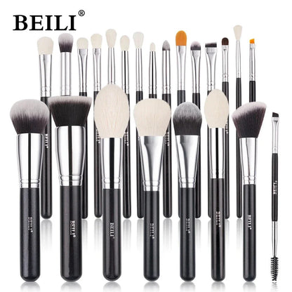 Professional 30-Piece Black Makeup Brush Set for Flawless Makeup Application