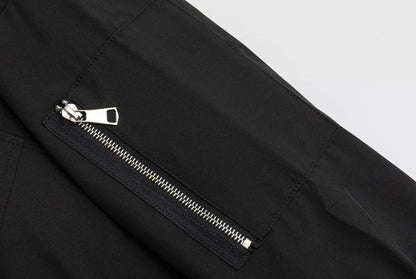 Premium high-street workwear jacket for men in black and purple colours, featuring a sleek, modern silhouette and durable construction.