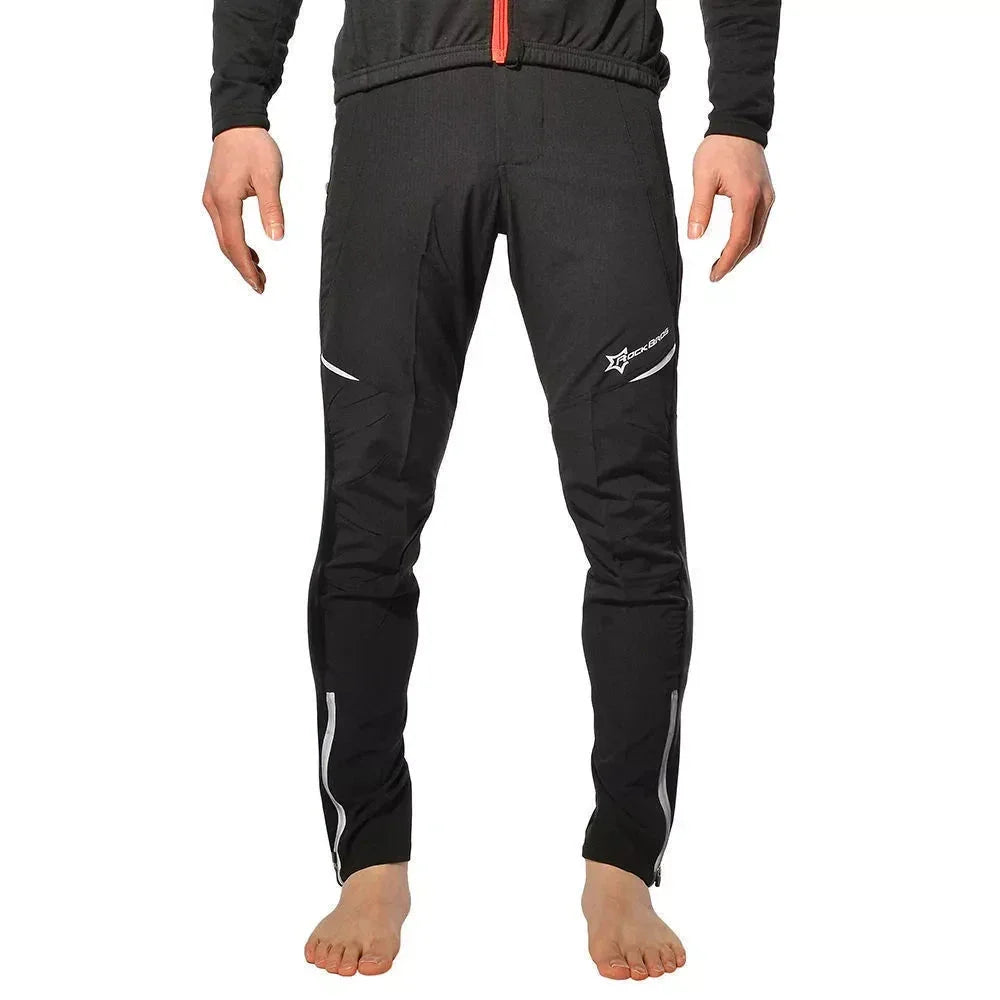 Breathable and reflective cycling pants for men and women, featuring moisture-wicking fabric and reflective elements for enhanced visibility and safety.