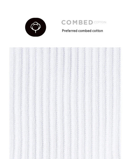 Premium white sports socks with a five-pointed star pattern, designed for men's active lifestyles.