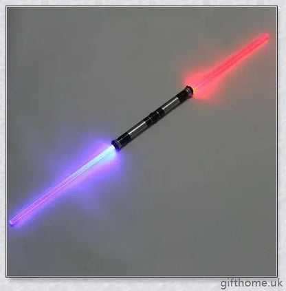 Darth Maul double-bladed lightsaber toy with vibrant LED lighting and realistic sound effects for epic Star Wars-inspired play