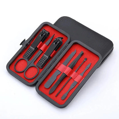 Premium 7-Piece Nail Clippers Kit for Manicure and Pedicure - Durable Stainless Steel Tools for Salon-Quality Grooming
