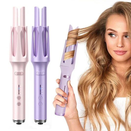 32mm Automatic Rotating Hair Curler with ceramic tourmaline technology for salon-quality curls