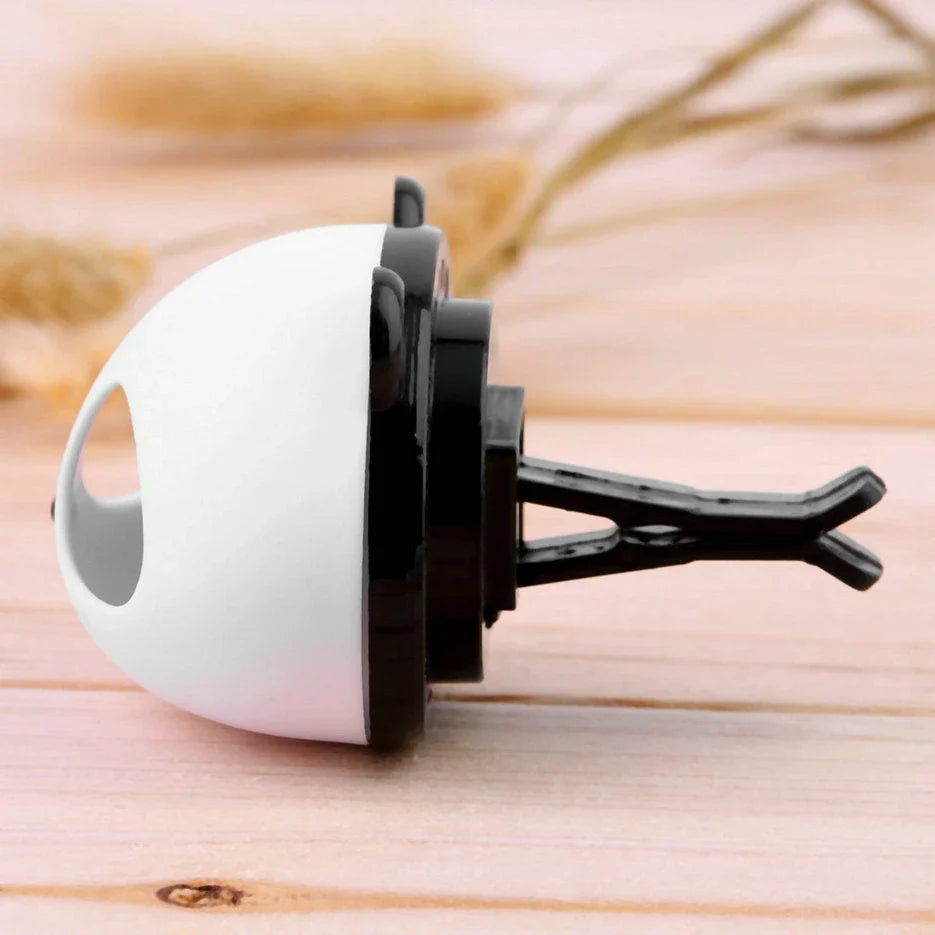 Charming panda-shaped car air freshener with long-lasting fragrance for a delightful driving experience