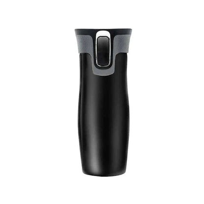 Premium Stainless Steel Coffee Thermos in a variety of stylish colours, including black, pink, blue, gold, and silver.