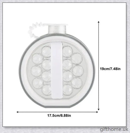 Premium 2-in-1 Ice Ball Maker with durable, leak-proof design for effortless cocktail chilling