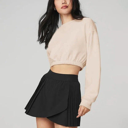Stylish Cotton Cropped Hoodie for Women in the UK - Chic, Comfortable, and Versatile Autumn/Winter Wardrobe Staple