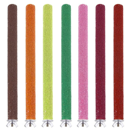 Premium bird chew and grind toy made of wood and metal, designed to promote natural chewing and grinding behaviours in pet birds