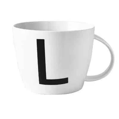 Premium personalised ceramic mug with initial design, offering a stylish and functional solution for daily beverages