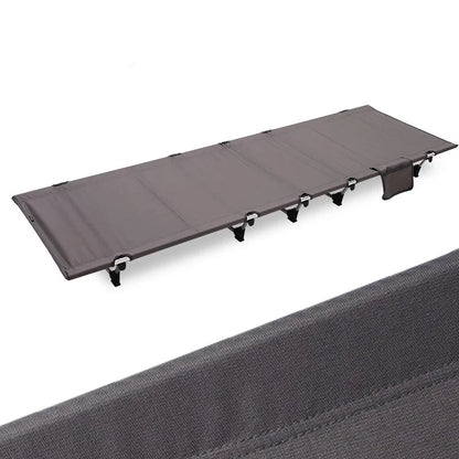 Robust Outdoor Folding Camping Cot with Durable Aluminium Frame and Spacious 185cm Design