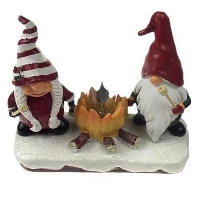 A cosy, glowing Christmas night lamp with a warm, festive ambience
